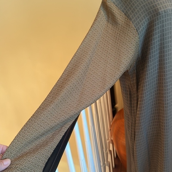 Donna Jessica brown and tan dress made in USA 🇺🇸 - Picture 3 of 10